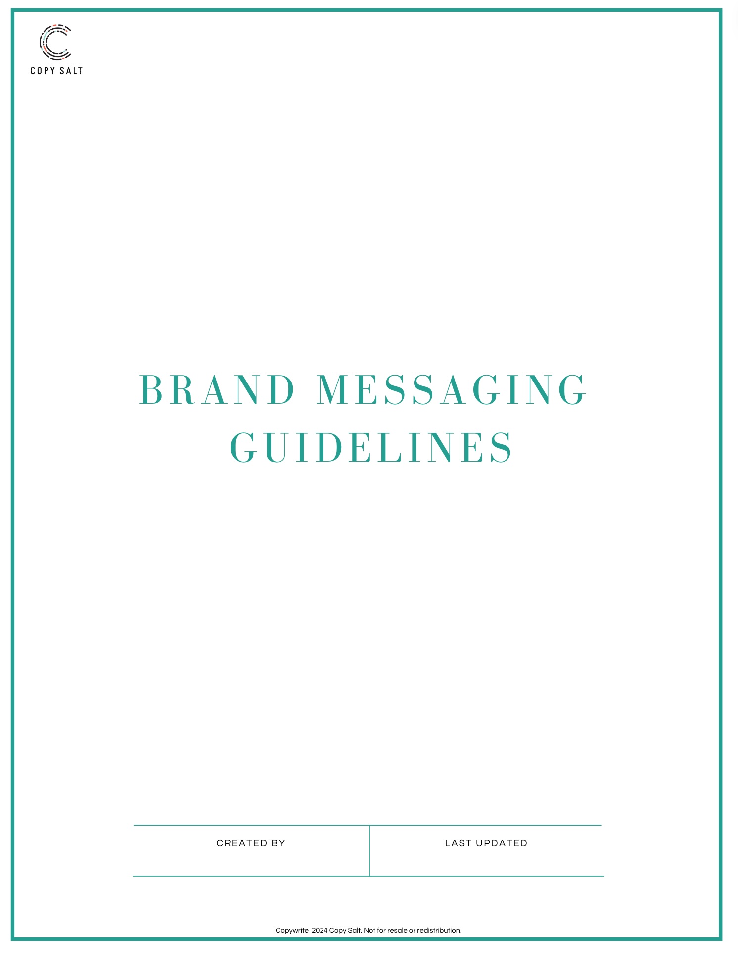 Image of Free download messaging framework template in Canva